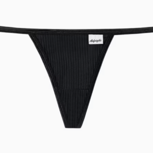 black underwear with a stripe